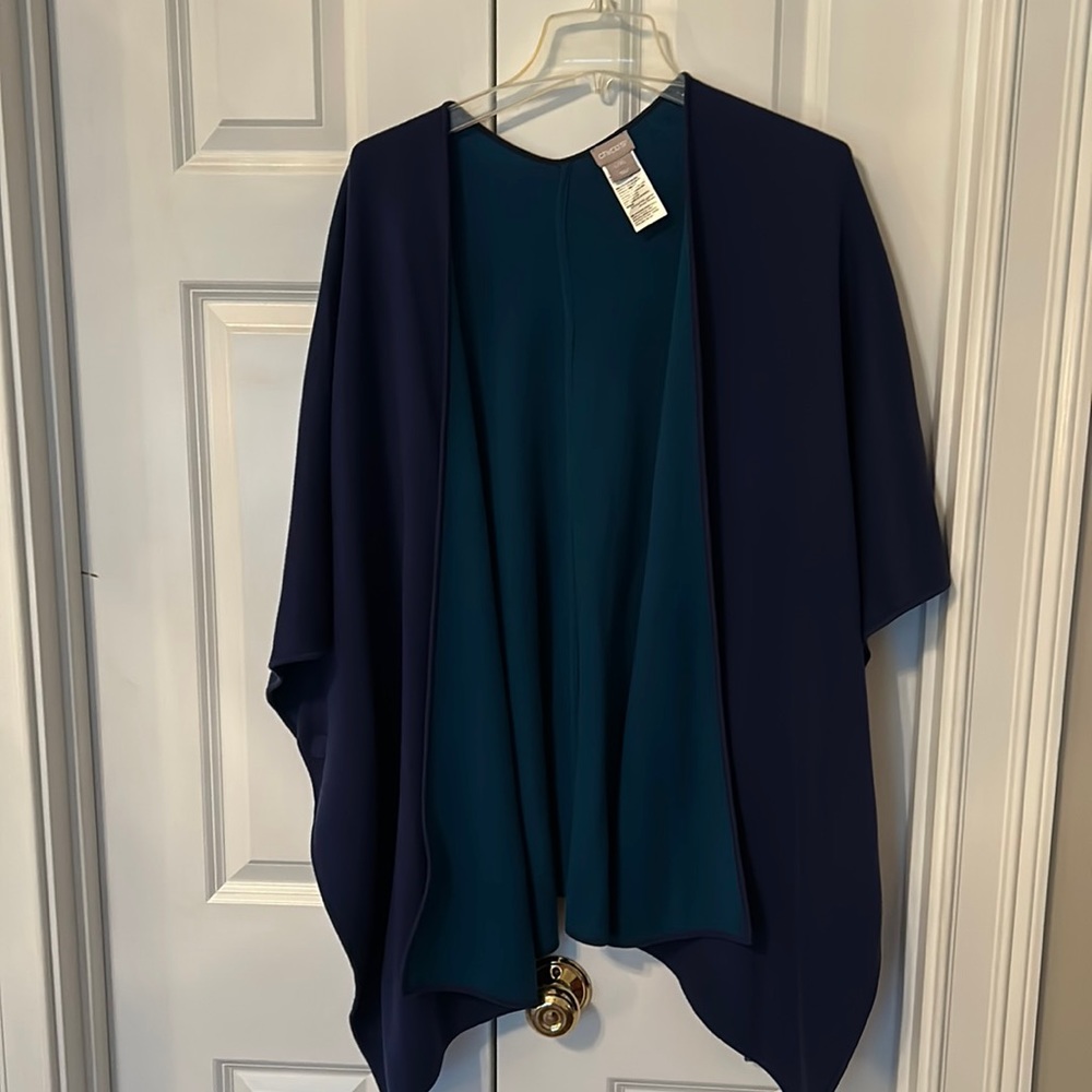 Chico’s reversible poncho
